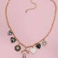 Charmed dreams bow necklace
