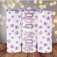 Purple Dog Mom Tumbler