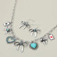 Western Night Charm Necklace & Earring Set